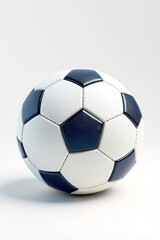 Naklejka premium there is a soccer ball that is sitting on a white surface