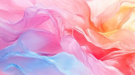 Colorful Abstract Art with Dynamic Shapes and Vibrant Colors