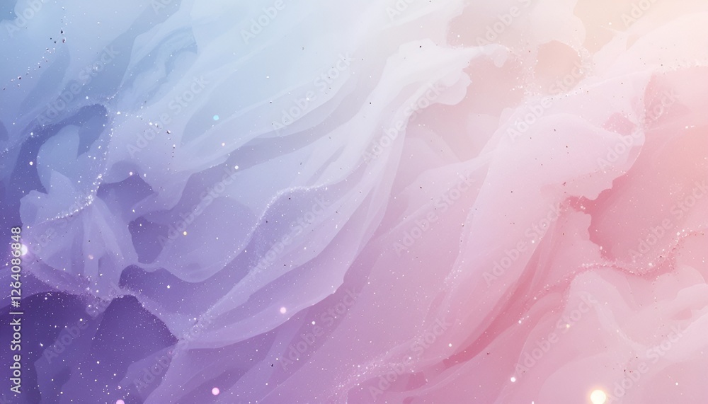 Poster abstract gradient wave pattern with glowing effect in purple and blue