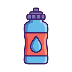 Running water bottle icon