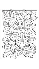 Carambola Star Fruit Food Meal Healthy Coloring Kid Book Page in Black and White. Monochrome and Colored Samples
