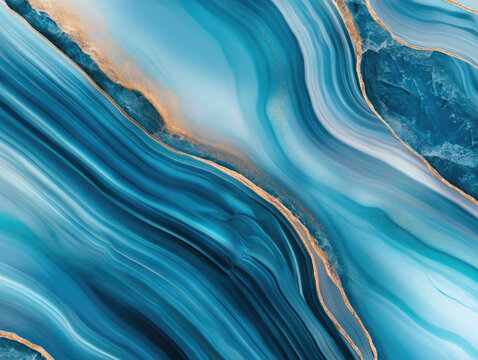 Elegant blue marble texture with intricate patterns for luxury designs