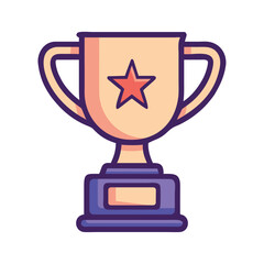 Running championship trophy icon