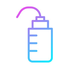 Gradient liquid soap dispenser outline icon