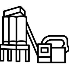 Asphalt Plant Icon