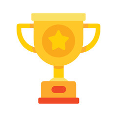 Star golden trophy