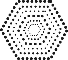 Geometric Dot Shape Element Set