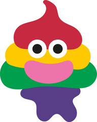 귀여운 똥 일러스트