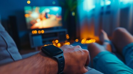 A close-up of a person