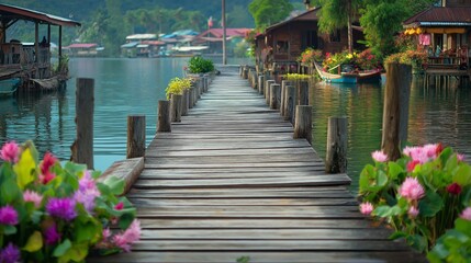 beautiful landscape of Asia country