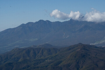 Fototapeta premium Mt. Mizugaki, Takamiiwa and surrounding views
