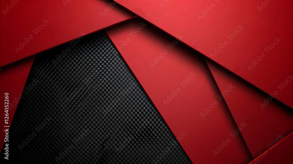 Aufkleber abstract composition of layered red and black textures creating a modern design backdrop