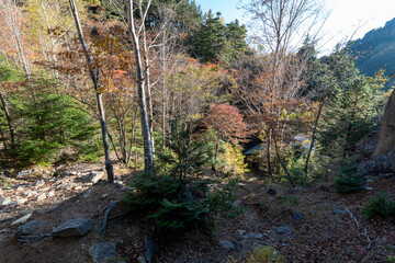Obraz premium Mt. Mizugaki, Takamiiwa and surrounding views