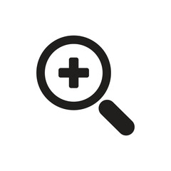 Obraz premium magnifying icon, Search icon, magnifying glass, find