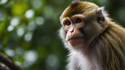 Monkey in nature