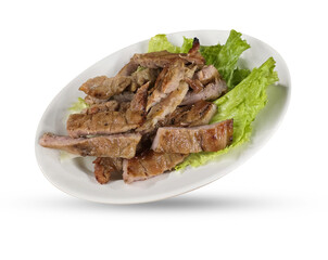 Grilled Beef Brisket, Grilled Beef Brisket with Jaew Sauce, Northeastern Thai food