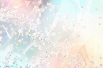 プリズムキラキラ背景 Generative AI	