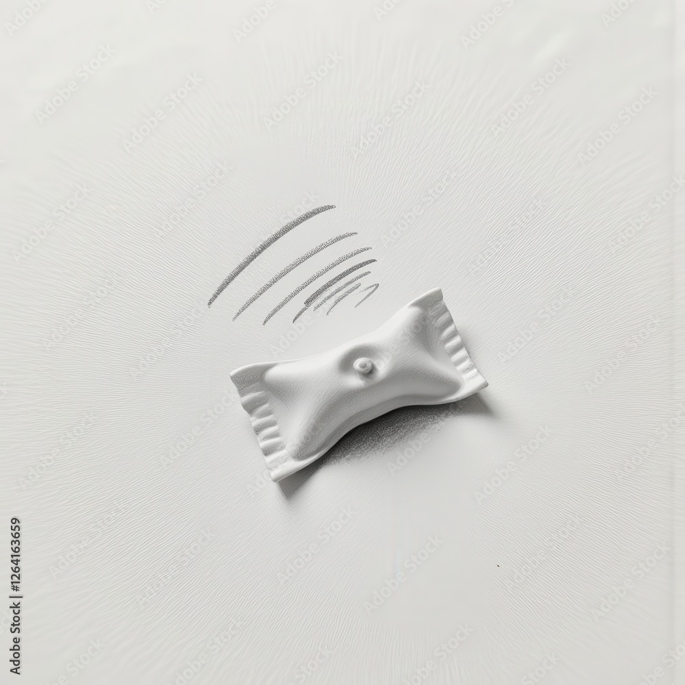 Poster isolated white object on pure white background clear and simple photography setup. a close up of a w