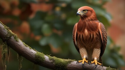 Steely Gaze: The Majestic Red Goshawk in Sharp Detail