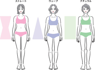 骨格診断　3タイプ