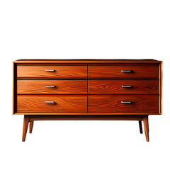 Mid Century Modern 8-Drawer Dresser generative AI