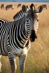 Fototapeta premium Zebra with Foal
