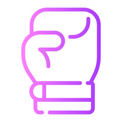 boxing gradient icon