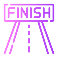 finish gradient icon