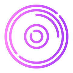 weight plates gradient icon