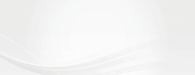Minimalist white background with subtle wave patterns. The white background is smooth and elegant, creating a clean, modern look. Minimal abstract wavy gradient vector background