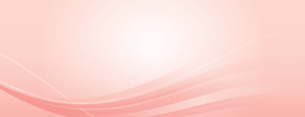 Soft pink background with a gradient effect. The background features smooth, flowing lines. Pink color adds a gentle, calming texture. Minimal abstract wavy gradient vector background