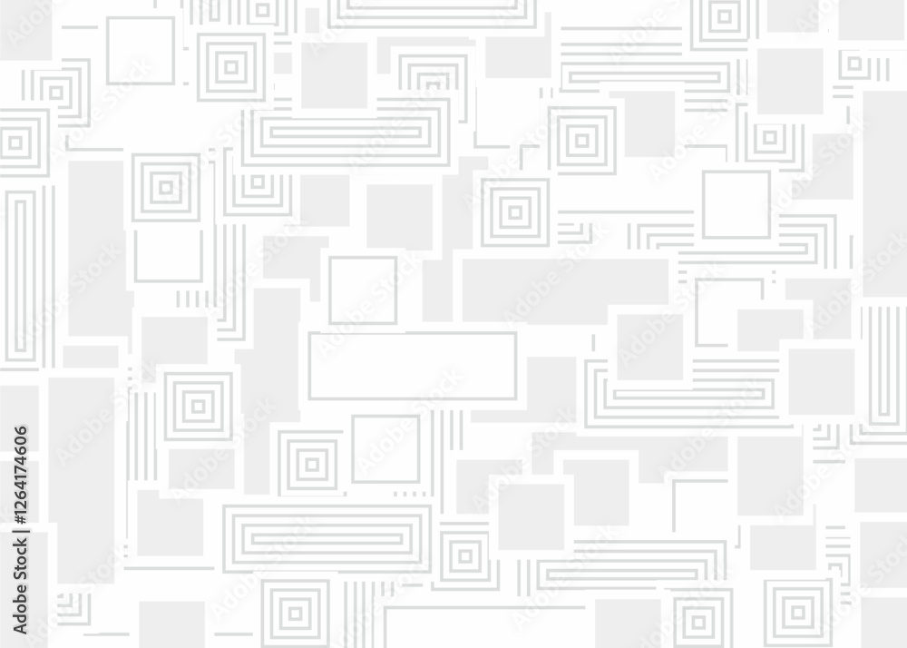 Poster abstract square pattern and background design