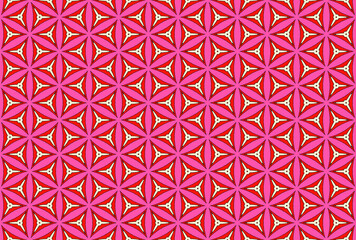 Fototapeta premium Seamless Template Endless Visual Texture Fashion Shape Art Fabric Textile Cloth Wallpaper Luxury Perspective Interior Digital Design Symmetric Background Decoration Graphic Tile Geometric Pattern.