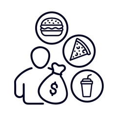 Food business items icon