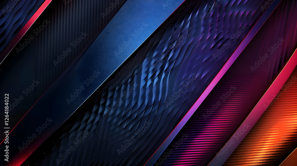 Aufkleber abstract textured background with vibrant colors and dynamic lines creating depth and movement