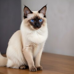 portrait of a cat picture Ai generated 