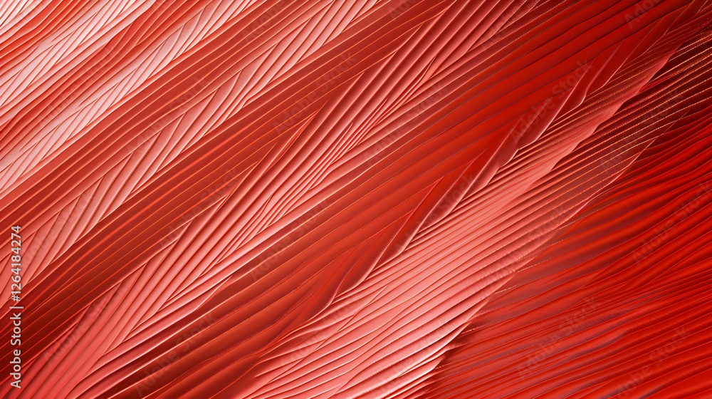 Poster abstract red textured background with dynamic lines creating depth and movement for design use