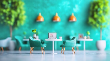 Obraz premium Community, society and interaction : Social hub, people discussing in a café.