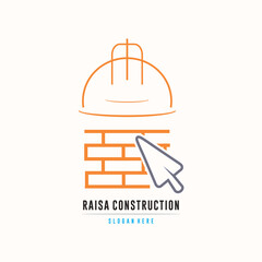 Illustration Building Dreams with Strength and Precision logo