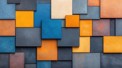 Colorful square blocks texture background design