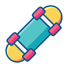 Skating skateboard icon