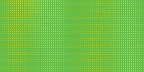 Dots halftone green color pattern gradient texture with technology digital background. Dots pop art comics with nature