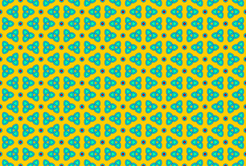 Seamless Cloth Shape Digital Template Fashion Luxury Art Geometric Perspective Endless Design Interior Tile Background Wallpaper Texture Textile Decoration Visual Fabric Graphic Symmetric Pattern.