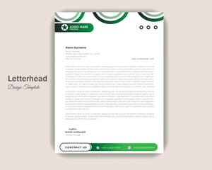 Letterhead design template