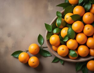 fresh orange wallpaper background Generated with AI