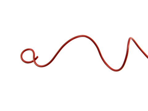 Wire cable of usb and adapter isolated on white background with clipping path.Electronic Connector.Selection focus.