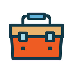 Construction toolbox for tool storage