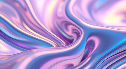 Obraz premium swirls of colorful paint liquid mixing background texture in pink 