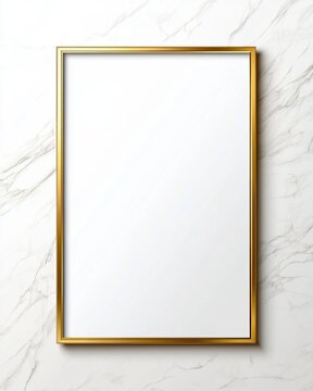 Rectangular frame gold border Double line rectangle golden