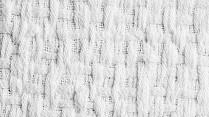 Fototapeta premium Serene White Cotton Textile Texture: Exploring Purity, Comfort, and Natural Material in Fabric Design